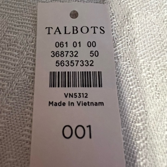 Talbots orange pebbled leather crossbody with white leather stitching trim - Picture 10 of 14